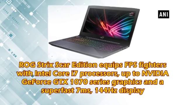 ASUS unveils new Republic of Gamers (ROG) laptop line-up in India смотреть онлайн