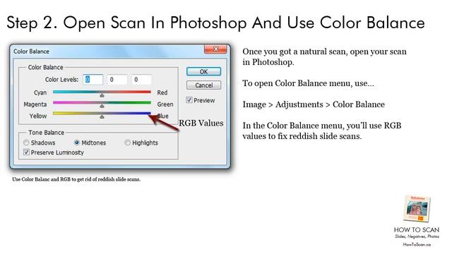 Fix Red Slide Scans Using Photo Shop смотреть онлайн