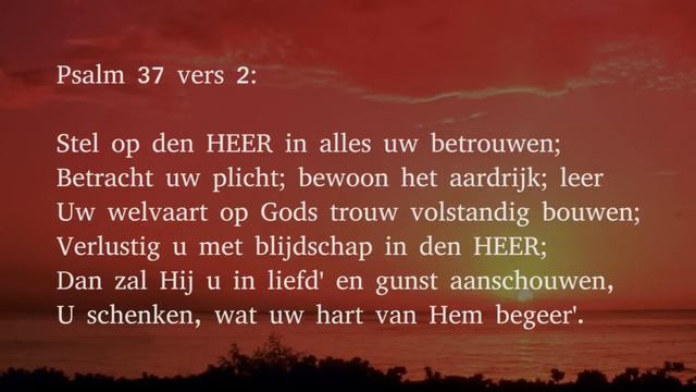 Psalm 37 vers 1, 2 en 9 - Wees over 't heil der bozen niet ontstoken смотреть онлайн