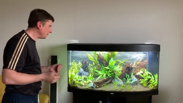 Освещение в аквариуме Juwel vision 260 литров. Меняем светильник. Выпуск 8. смотреть онлайн