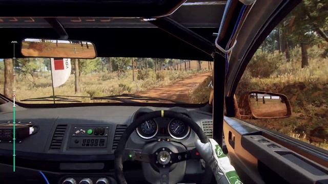 Dirt Rally 2 NR 4 Mitsubishi in Chandlers Creek Australia, cockpit gameplay. смотреть онлайн