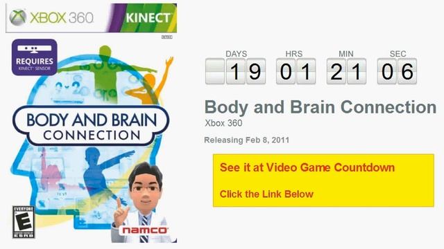 Body and Brain Connection Xbox 360 Countdown смотреть онлайн