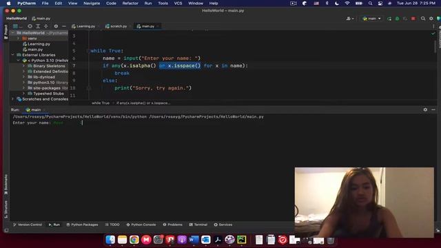I MADE A MISTAKE !!! | Fixing my isspace and isalpha "error" | Python смотреть онлайн