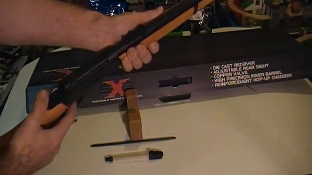A&K M1892 Winchester lever action airsoft rifle смотреть онлайн