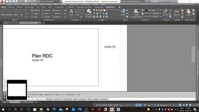 AUTOCAD DWT : Etape 13-2 Style de texte et hauteur de texte Annotatif смотреть онлайн