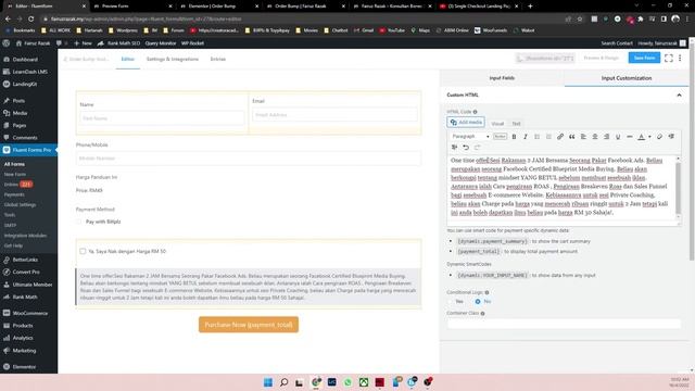 Cara Buat Order Bump/Upsell Dengan Fluent Form Pro? смотреть онлайн