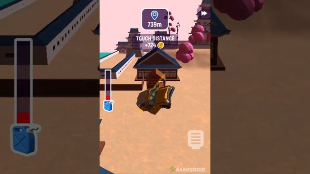 Crash Delivery! Flying Car Android//iOS 1975 Porsche 911 (930) Turbo // Complete Gameplay