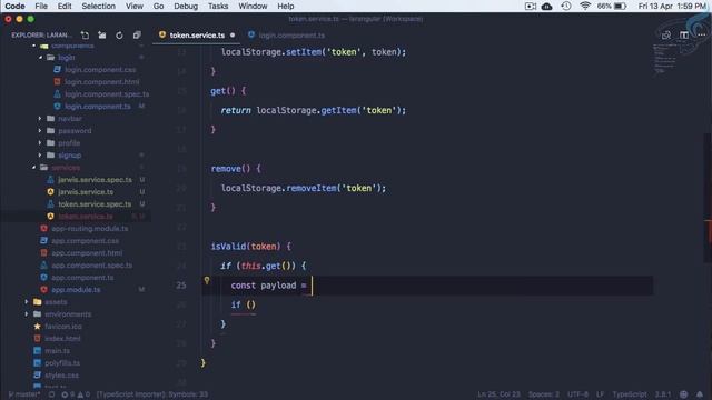 Laravel Angular Authentication with JWT | Handle JWT Token in FrontEnd #9 смотреть онлайн