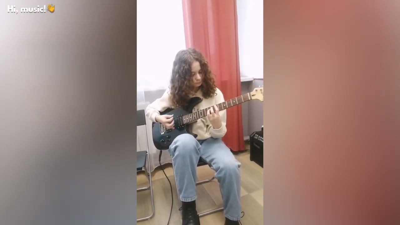 Екатерина Гаценко - урок гитары смотреть онлайн