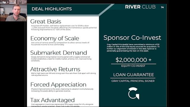 Multifamily Deal Preview: River Club Apartments смотреть онлайн