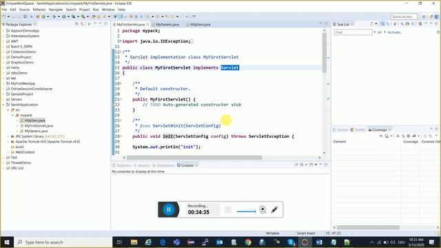 Servlet | JEE | Why Dynamic Web Page | Servlet API | Advance Java Tutorial In Hindi -65 смотреть онлайн