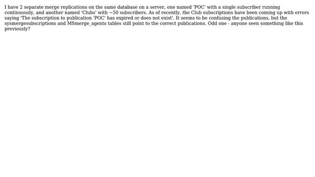 Multiple Merge Replications on same SQL Server Database Conflicts смотреть онлайн