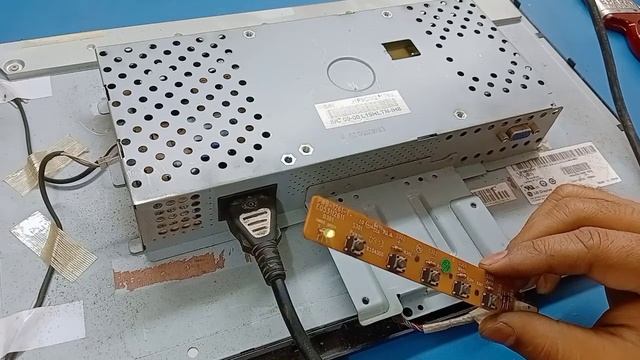 Lcd TFT Monitor Power light Blink problem | Hp lcd monitor Not power On | Hp lcd No power смотреть онлайн