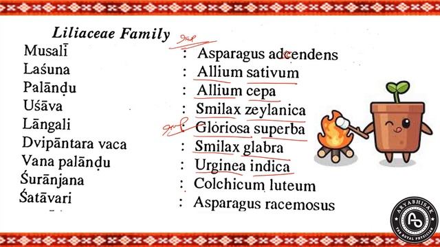 Dravyaguna Part_10: Important Notes on Botanical Names of Plants according to their Family смотреть онлайн