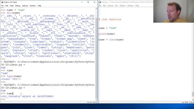 Python Basics Iter Function смотреть онлайн