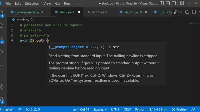 Rectangle,Square, Triangle Implementation In Python смотреть онлайн