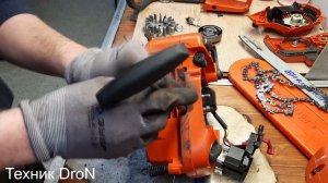 Плавают обороты Хускварна 236,подсос воздуха.