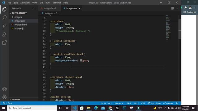 how to make your own custom scroll bar for a website in CSS Tutorial in Hindi / Urdu. смотреть онлайн