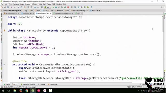 New Firebase in Android Bài 17: Save file với Firebase Storage & Database - Phần 1 смотреть онлайн