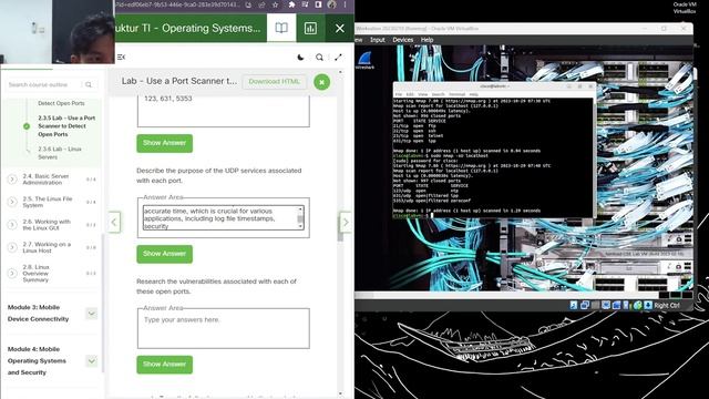 2.3.5 Lab - Use a Port to Detect Open Ports смотреть онлайн