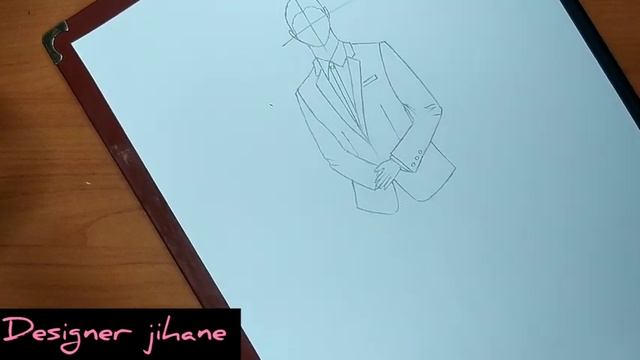 تعلم رسم ازياء للرجال 2_رسم بدلة رسمية | Comment dessiner un croquis pour homme смотреть онлайн