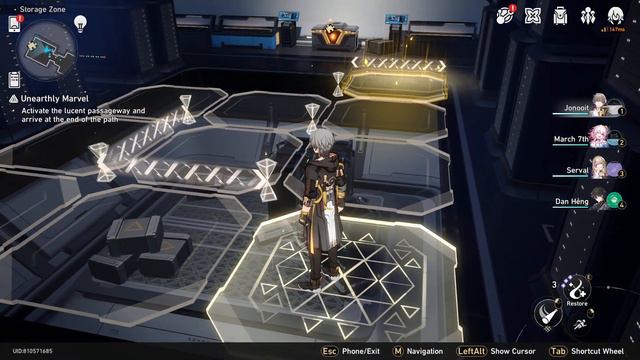 [Puzzle] Unearthly Marvel: Herta Space Station Storage Zone F1 - Honkai: Star Rail смотреть онлайн