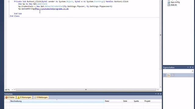 Visual Basic 08/10 Wie macht man ein FTP Chat Teil 1 смотреть онлайн