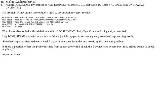Databases: Oracle rman db restore смотреть онлайн