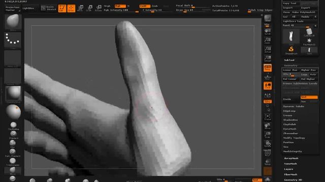 Zbrush_open_hand смотреть онлайн