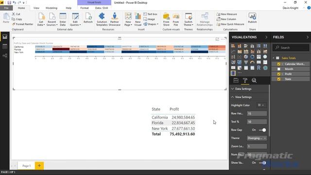 Power BI Custom Visuals - Heat Streams смотреть онлайн