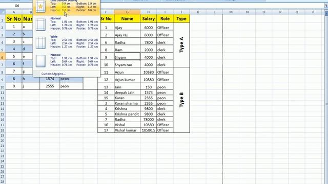page setup in excel смотреть онлайн