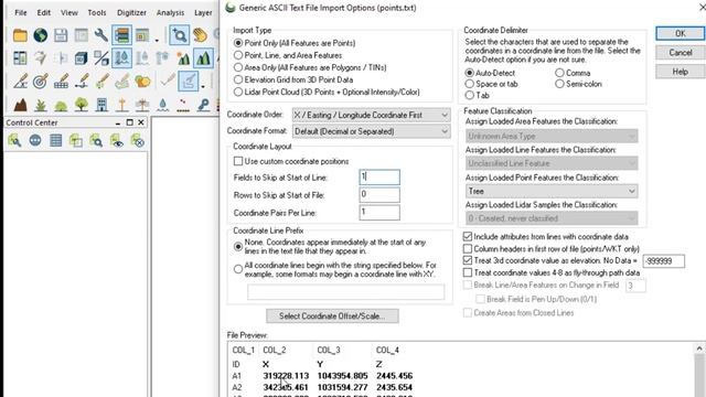 Importing txt or CSV file in Global Mapper смотреть онлайн