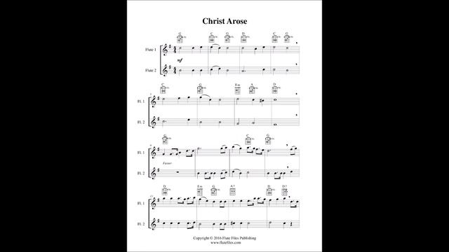 Christ Arose - Flute Duet and Guitar смотреть онлайн