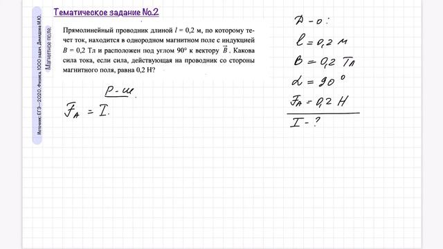 Тематическое задание №2