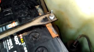 Переделка крепления АКБ на Приоре.