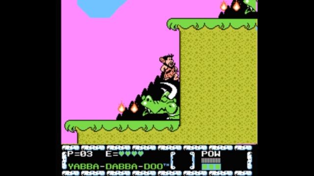 Dendy (Famicom,Nintendo,Nes) 8-bit The Flintstones The Surprise At Dinosaur Peak Bedrock (Бедрок)