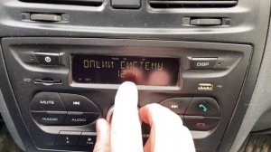 НАСТРОЙКА ЧАСОВ на штатной магнитоле Калина 2, Granta