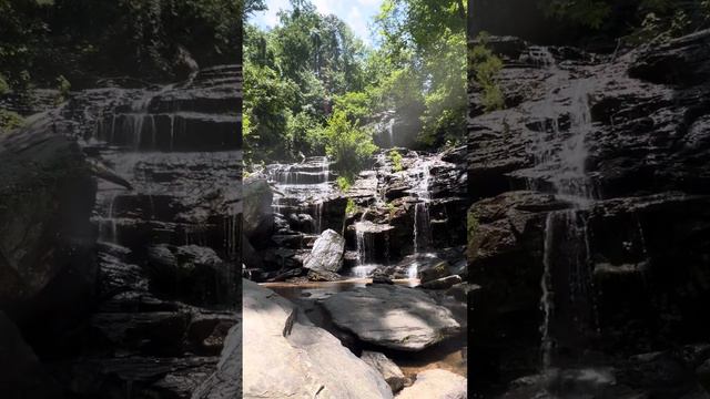 ISSAUEENA FALLS. ВОДОПАД В ГОРАХ СЕВЕРНОЙ КАРОЛИНЫ.WATERFALL IN THE MOUNTAINS OF NORTH CAROLINA. 2. смотреть онлайн