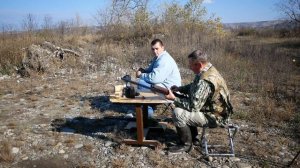 MP 155 и Сайга 12. Ровный ствол МР-155, но есть "косяк". Тест пуль 50м.