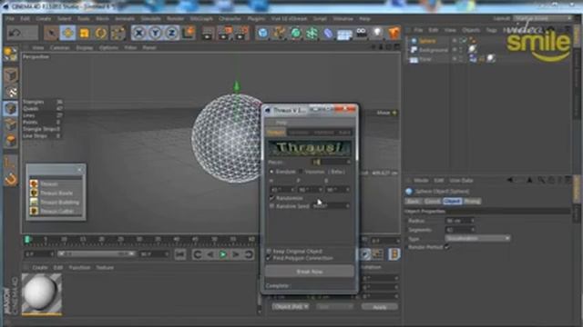 Разрушение Объектов в Cinema 4D смотреть онлайн