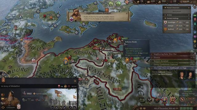 Crusader Kings III - Royal Court - Future Culture Hybridization into Anglo-Norse? (Part 4) смотреть онлайн