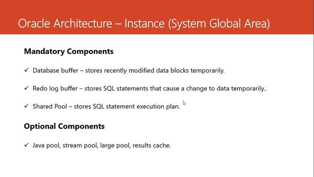 02. Oracle Architecture - Memory Structures смотреть онлайн