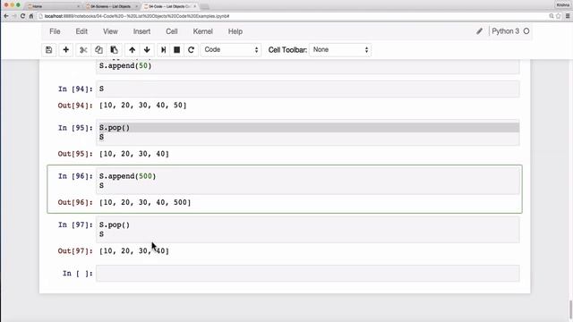Python3 -- 26. List as Stacks and Queues смотреть онлайн
