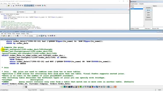VFP SQL by example - Movie 09 - Select, Numeric Expression, Logical Expresion, Complex Conditio смотреть онлайн