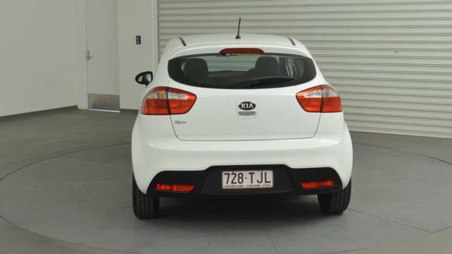2013 Kia Rio UB MY13 S White 6 Speed Manual Hatchback смотреть онлайн