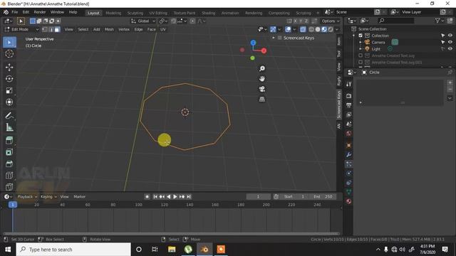 Annathe Title Animation Tutorial in Blender | Arun SV смотреть онлайн