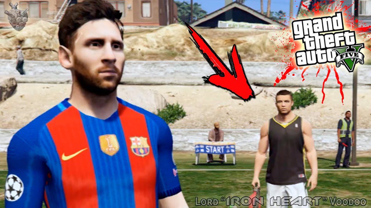 ГТА 5 МОДЫ! МЕССИ И РОНАЛДУ ИГРАЮТ В ФУТБОЛ! ФУТБОЛ В ГТА 5! ОБЗОР МОДОВ ИГРЫ GTA V! GTA 5 MODS #179 смотреть онлайн