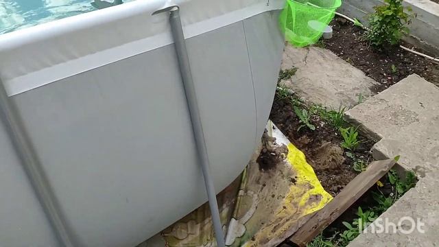 Каркасный бассейн, добавлен коагулянт смотреть онлайн