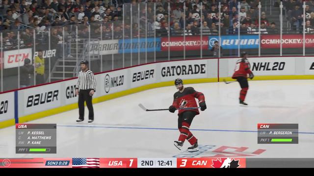 Nhl 20 USA vs Canada смотреть онлайн