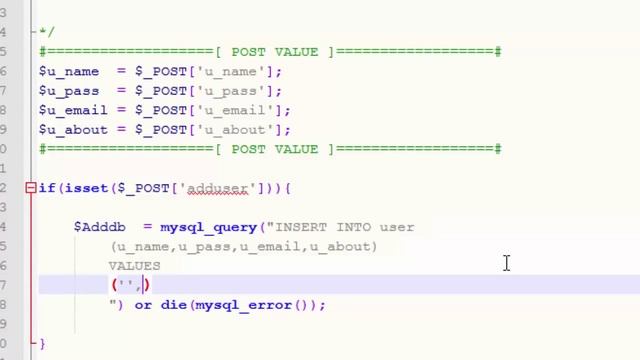 دورة PHP/MYSQL : الدرس 33 (الإدخال إلى قاعدة البيانات INSERT INTO ) الجزء 2 смотреть онлайн